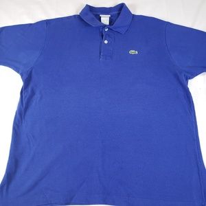 Men's Lacoste Polo Blue Size 6 Large
